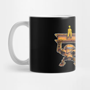 Dieselpunk giant robot Mug